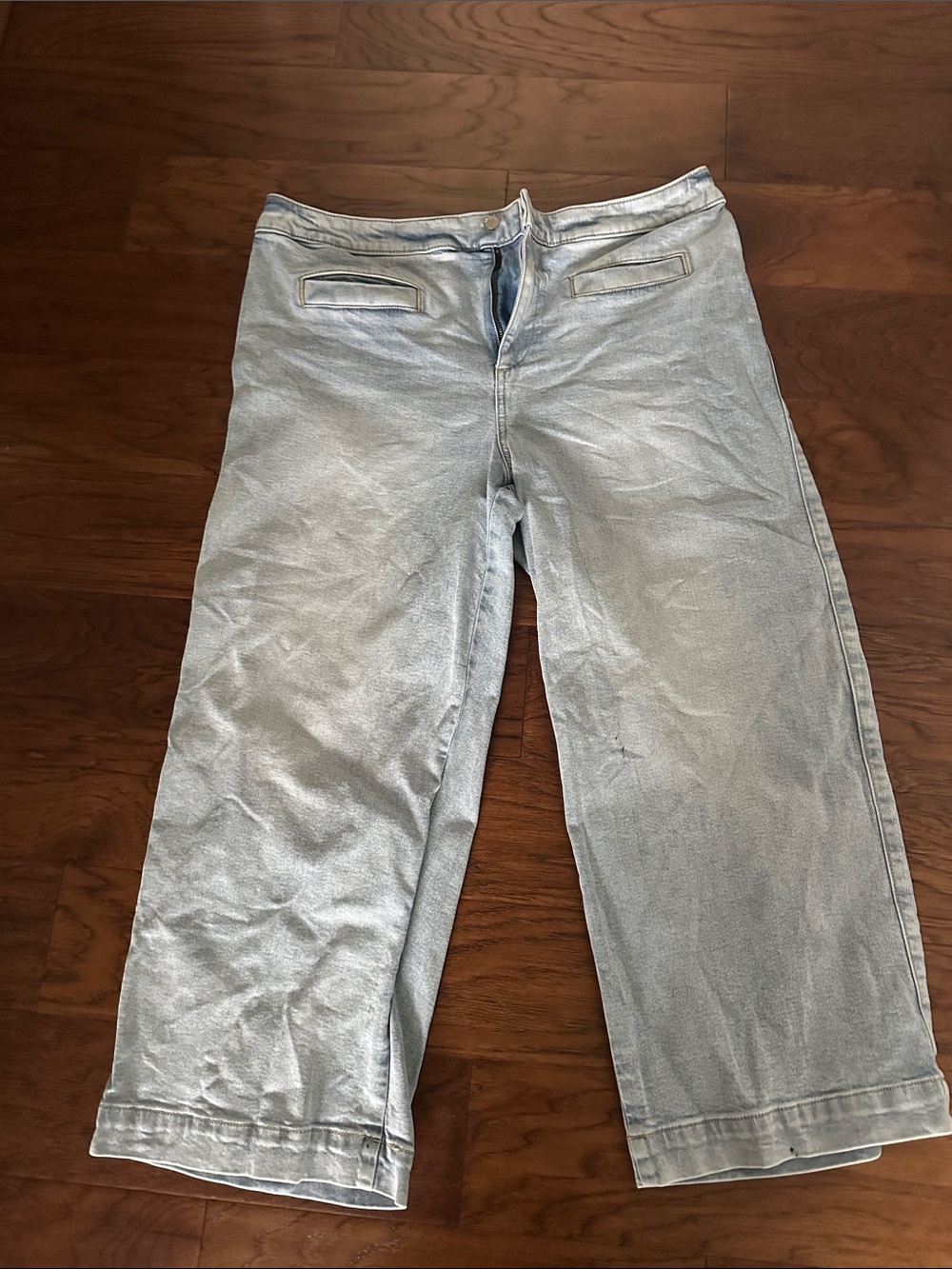 Talbots wide leg crop